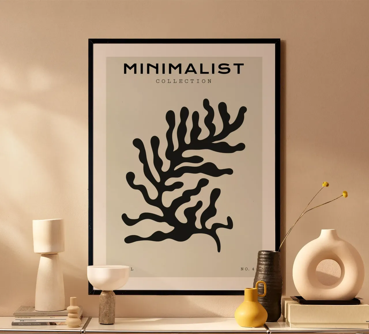 Boho Bohemian 4 Soft Coral 4 carta hahnemühle da Boho Print Collection