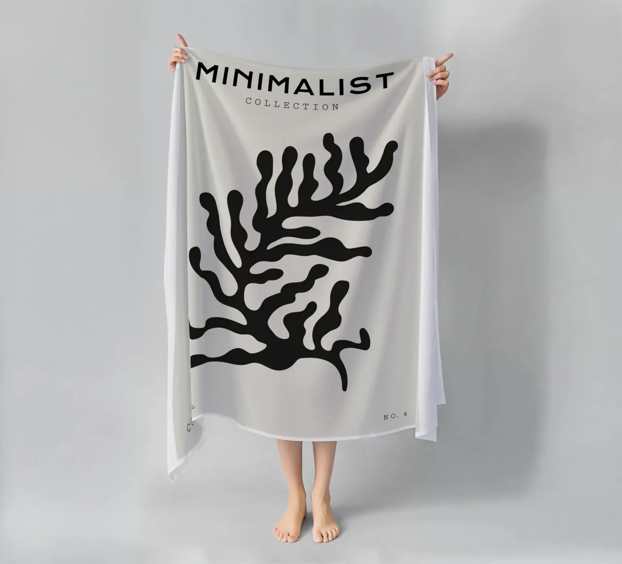 Boho Bohemian 4 Soft Coral 4 telo mare da Boho Print Collection