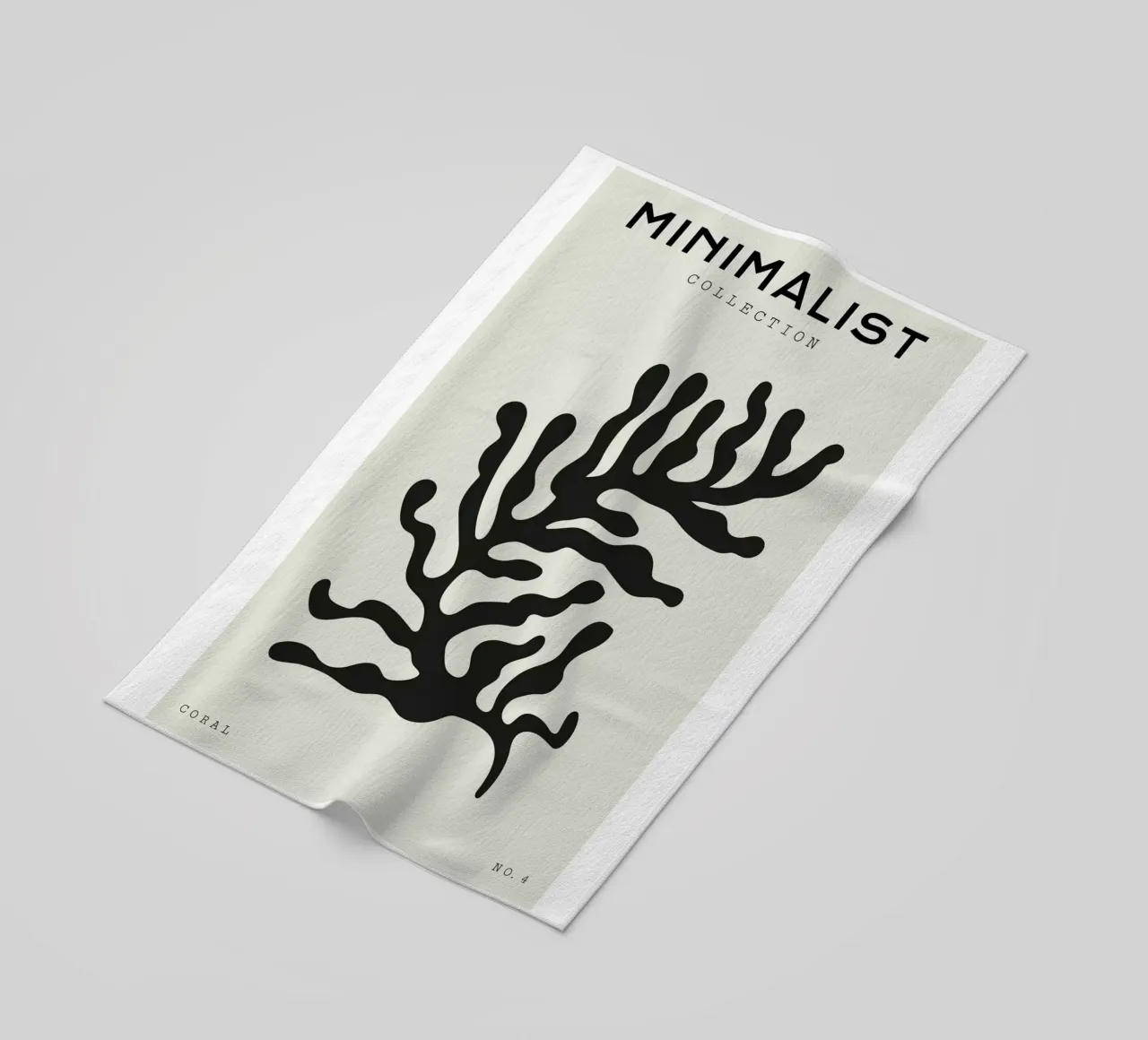 Boho Bohemian 4 Soft Coral 4 telo mare da Boho Print Collection