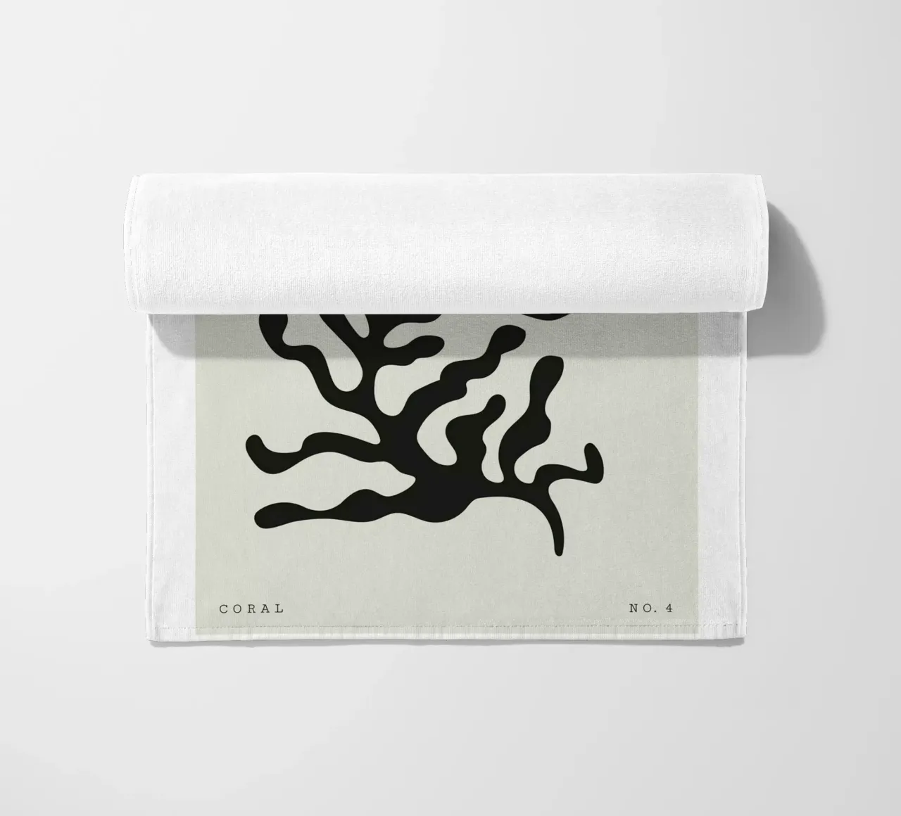 Boho Bohemian 4 Soft Coral 4 telo mare da Boho Print Collection