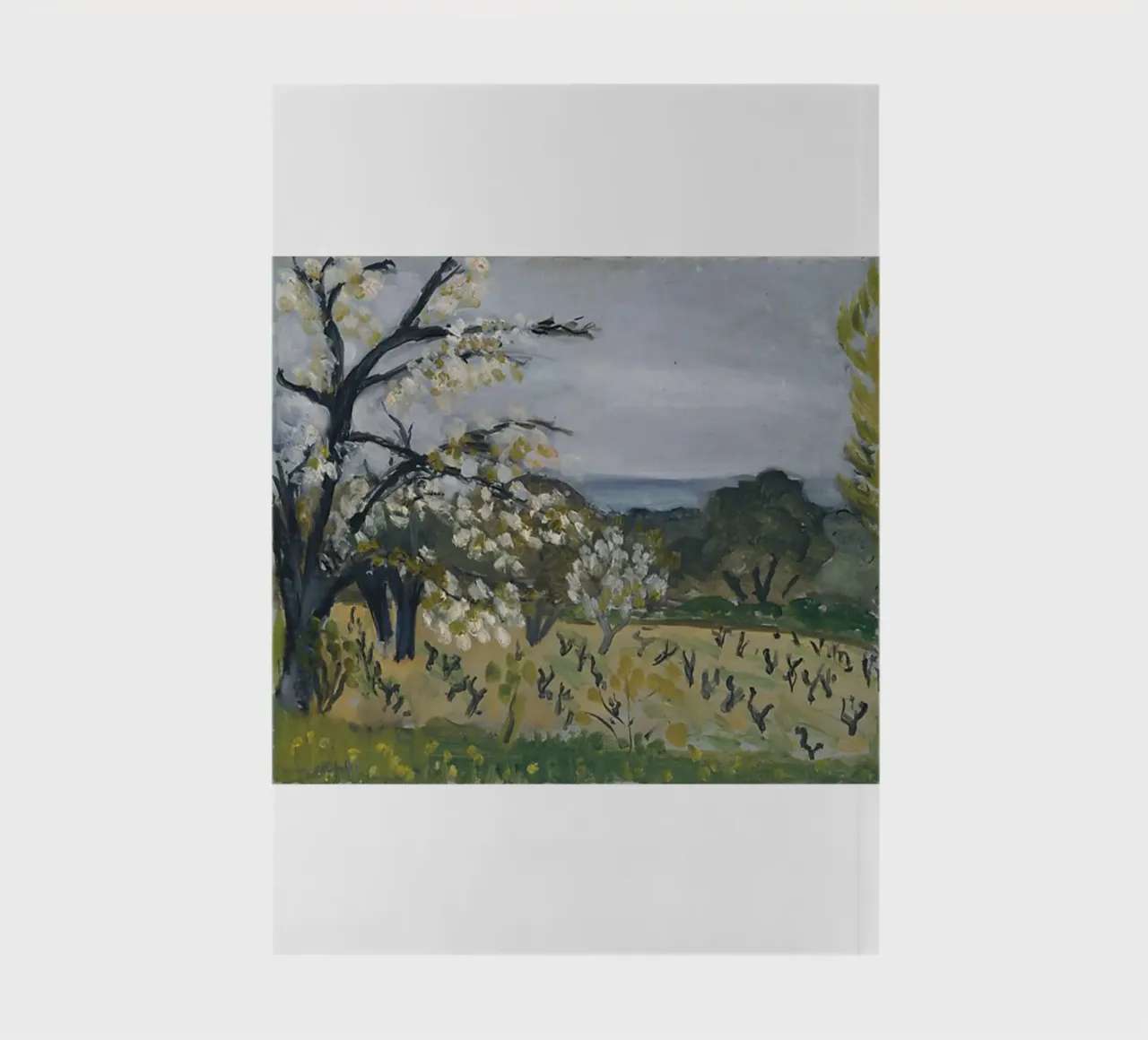 view of rice fields notebook by briyan shop
