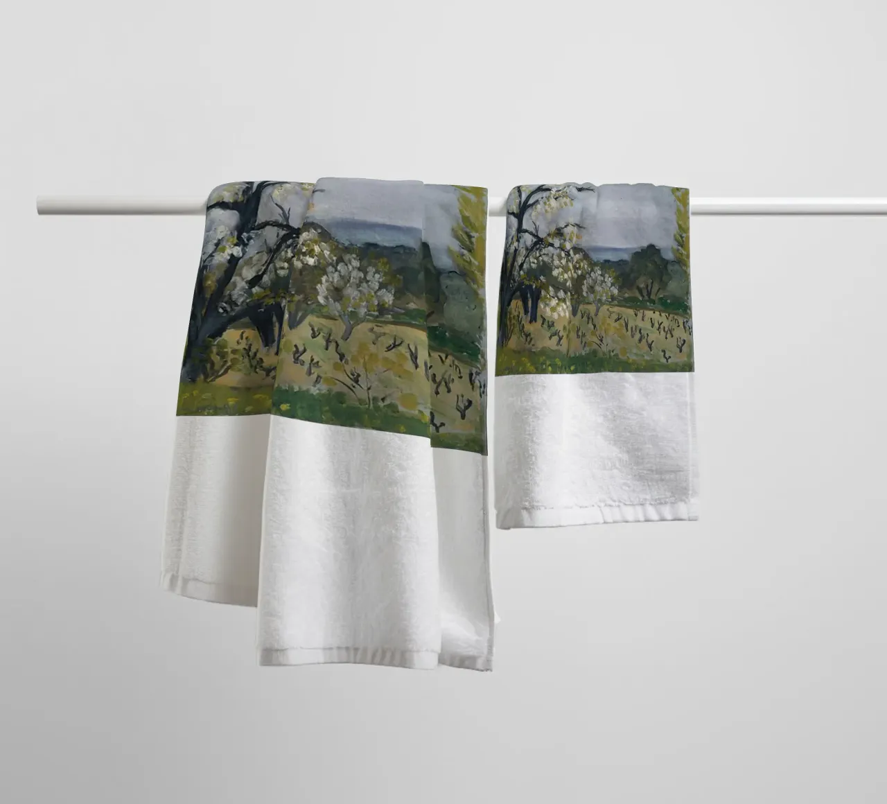 view of rice fields towel by briyan shop