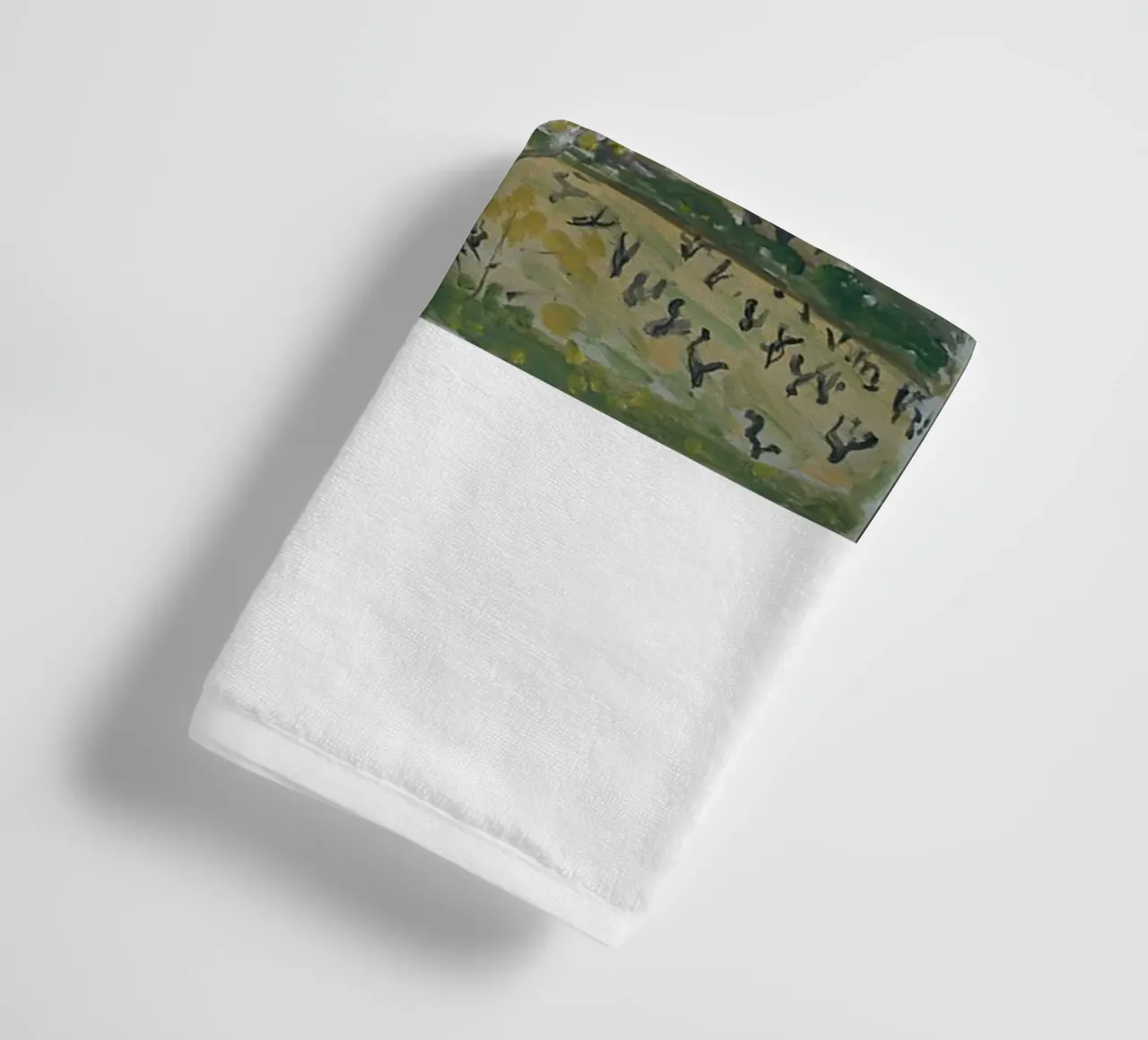 view of rice fields towel by briyan shop