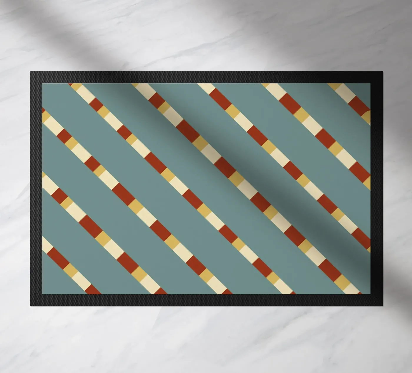 Weaving stripe pattern 14 doormat by Little Dean
