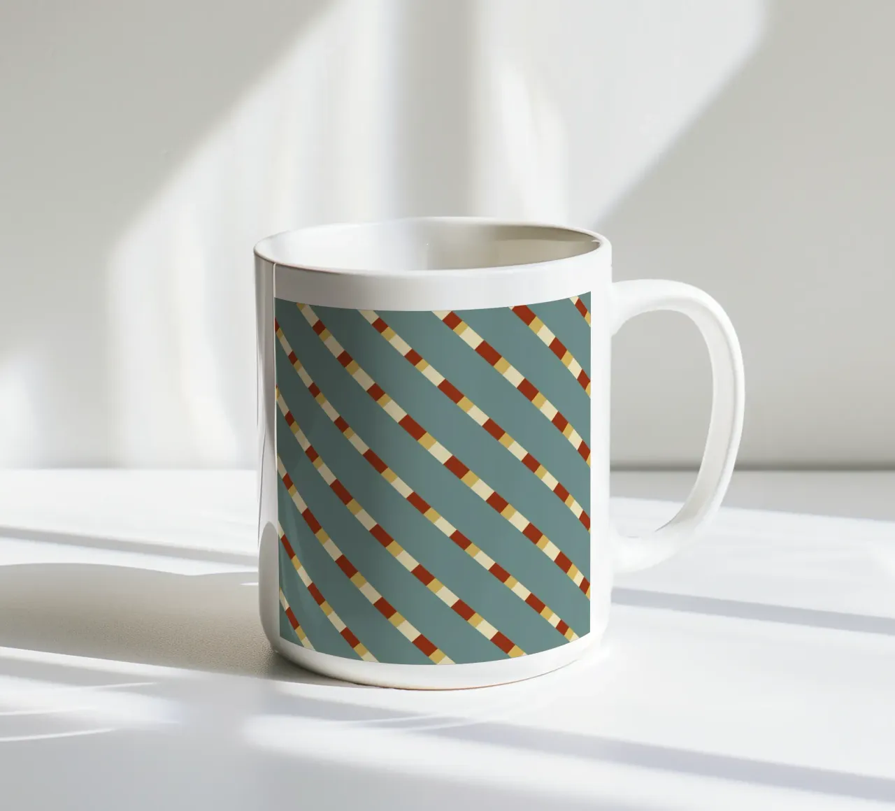 Tessitura a righe 14 tazza in ceramica da Little Dean