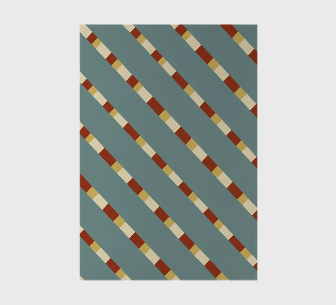Weaving stripe pattern 14 notebook by Little Dean