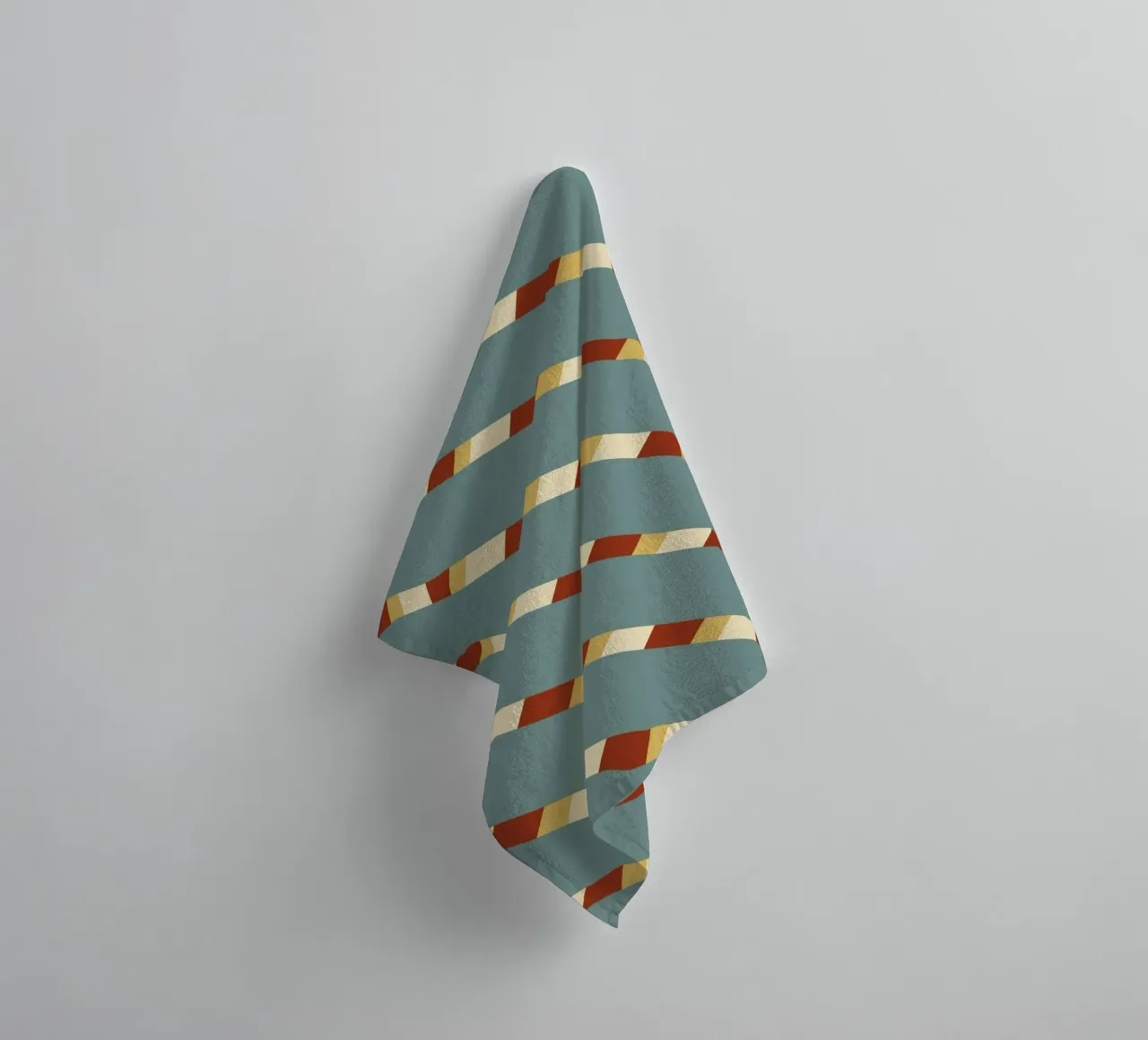 Weaving stripe pattern 14 towel by Little Dean
