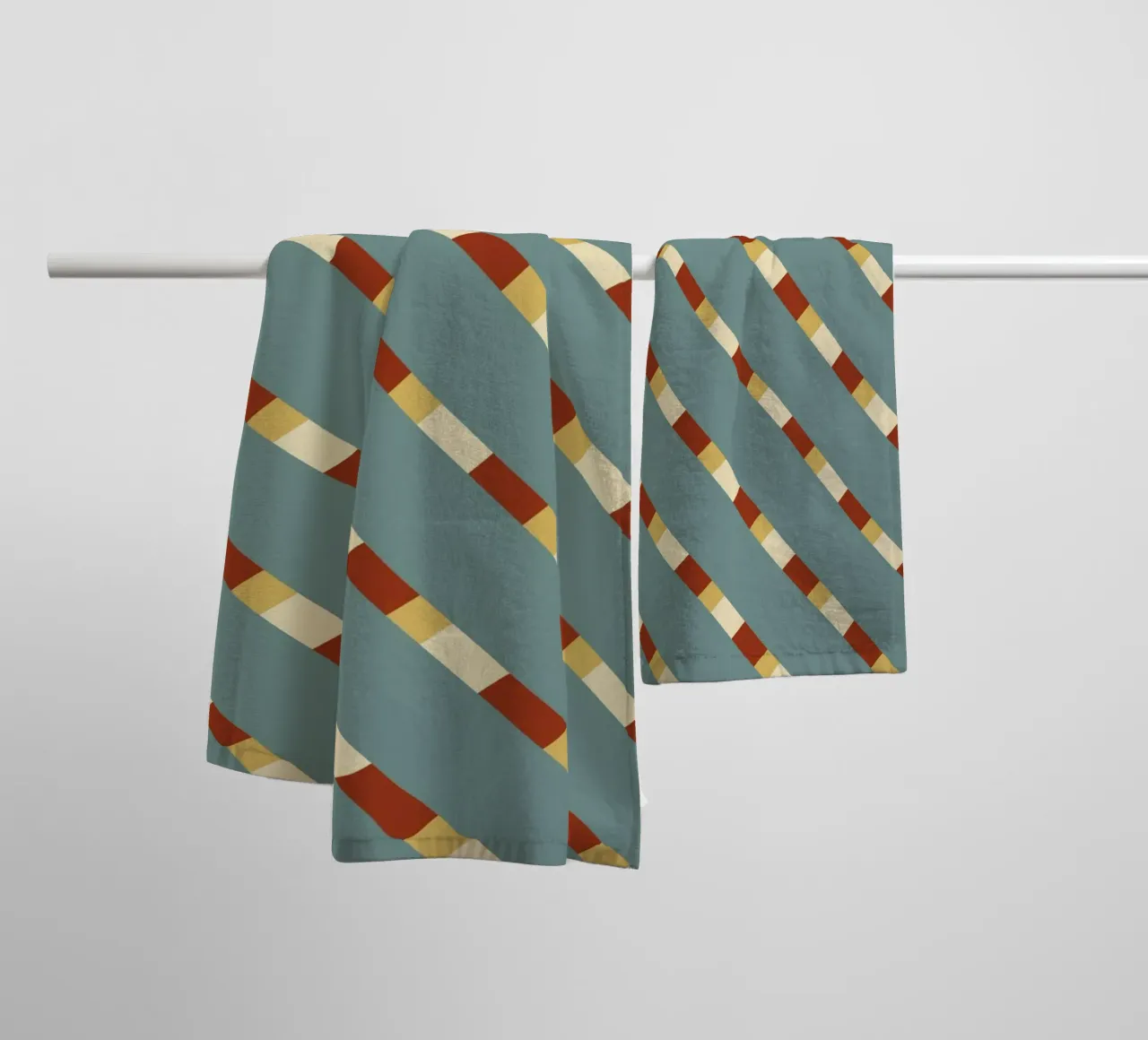 Weaving stripe pattern 14 towel by Little Dean