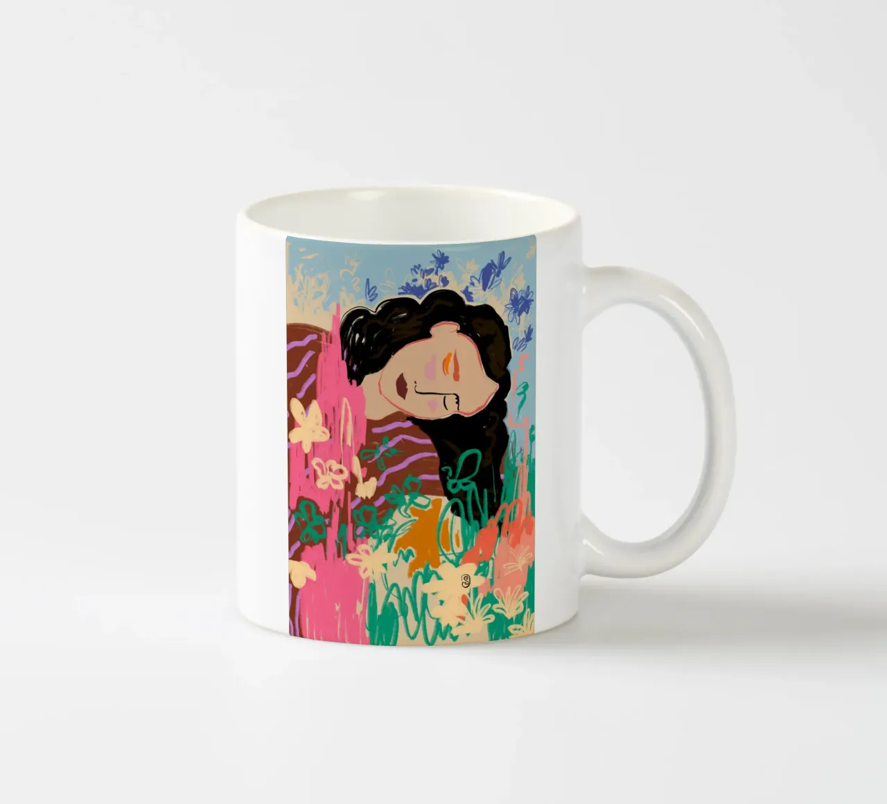 SOGNATORE tazza in ceramica da Sandra Poliakov