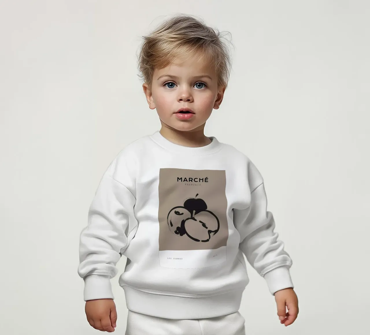 Boho Bohemian 5 Apples felpa neonato da Boho Print Collection