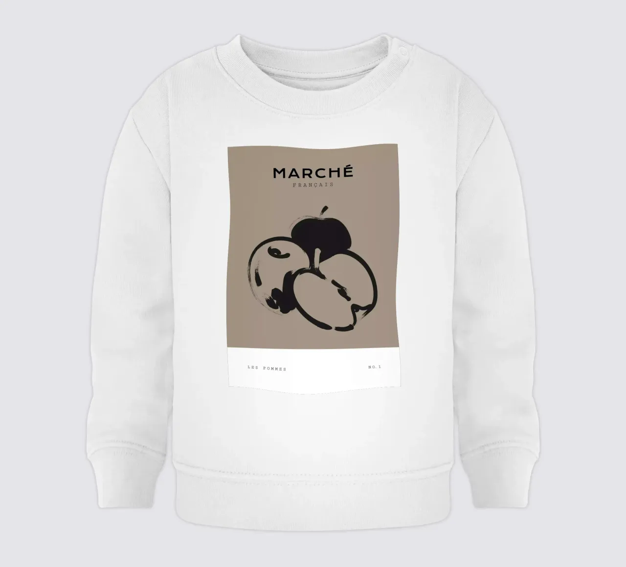 Boho Bohemian 5 Apples felpa neonato da Boho Print Collection