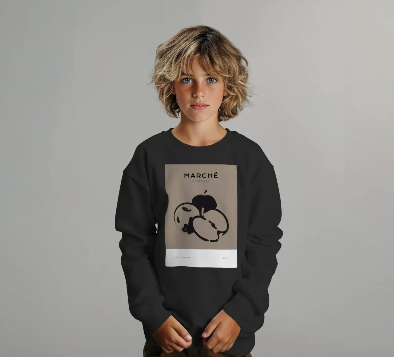 Boho Bohemian 5 Apples felpa bambino da Boho Print Collection