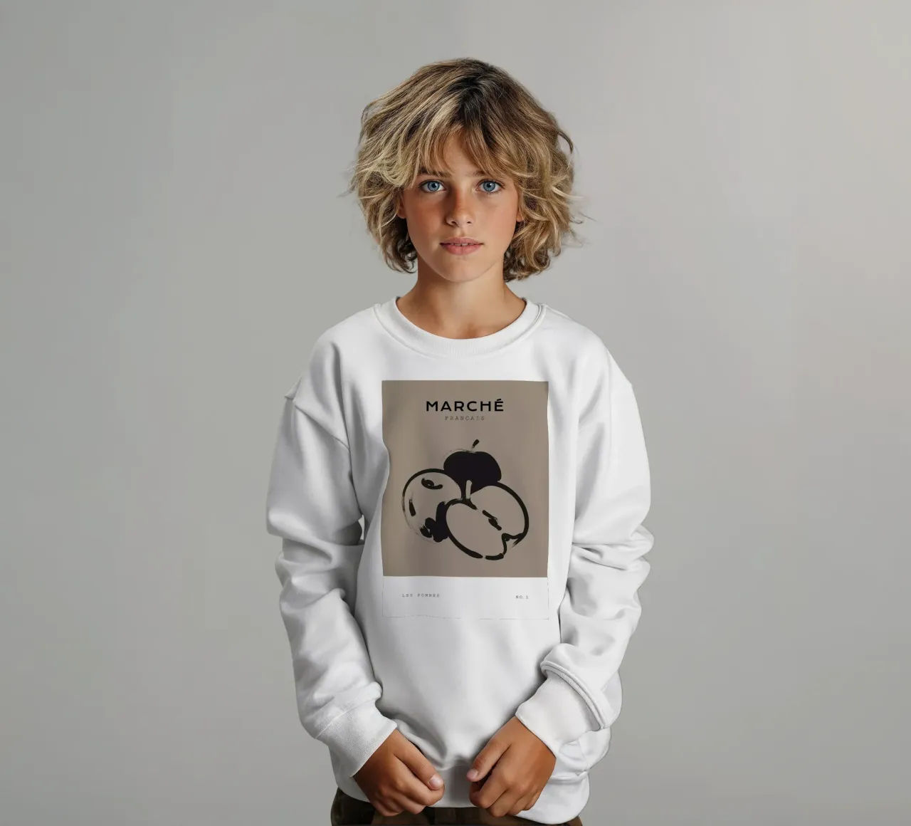 Boho Bohemian 5 Apples felpa bambino da Boho Print Collection