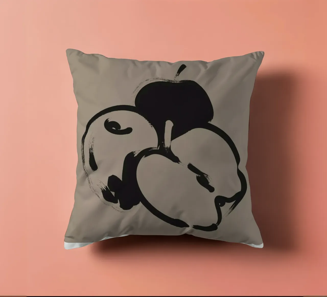 Boho Bohemian 5 Apples cuscino da Boho Print Collection