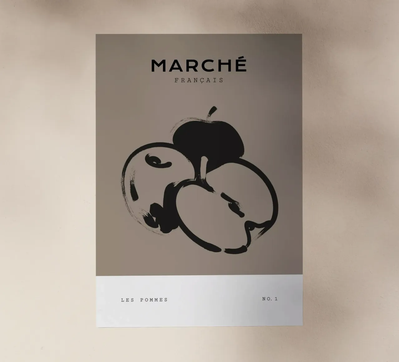 Boho Bohemian 5 Apples pellicola backlit da Boho Print Collection