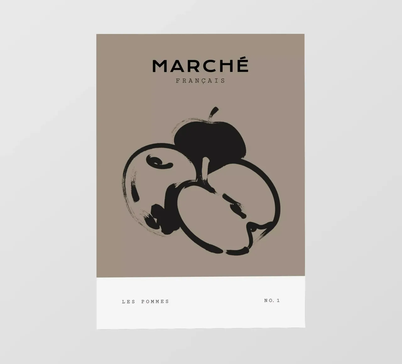 Boho Bohemian 5 Apples telo in pvc da Boho Print Collection