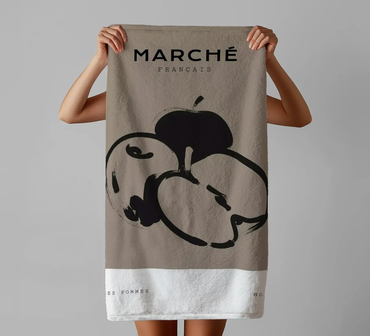 Boho Bohemian 5 Apples asciugamano da bagno da Boho Print Collection