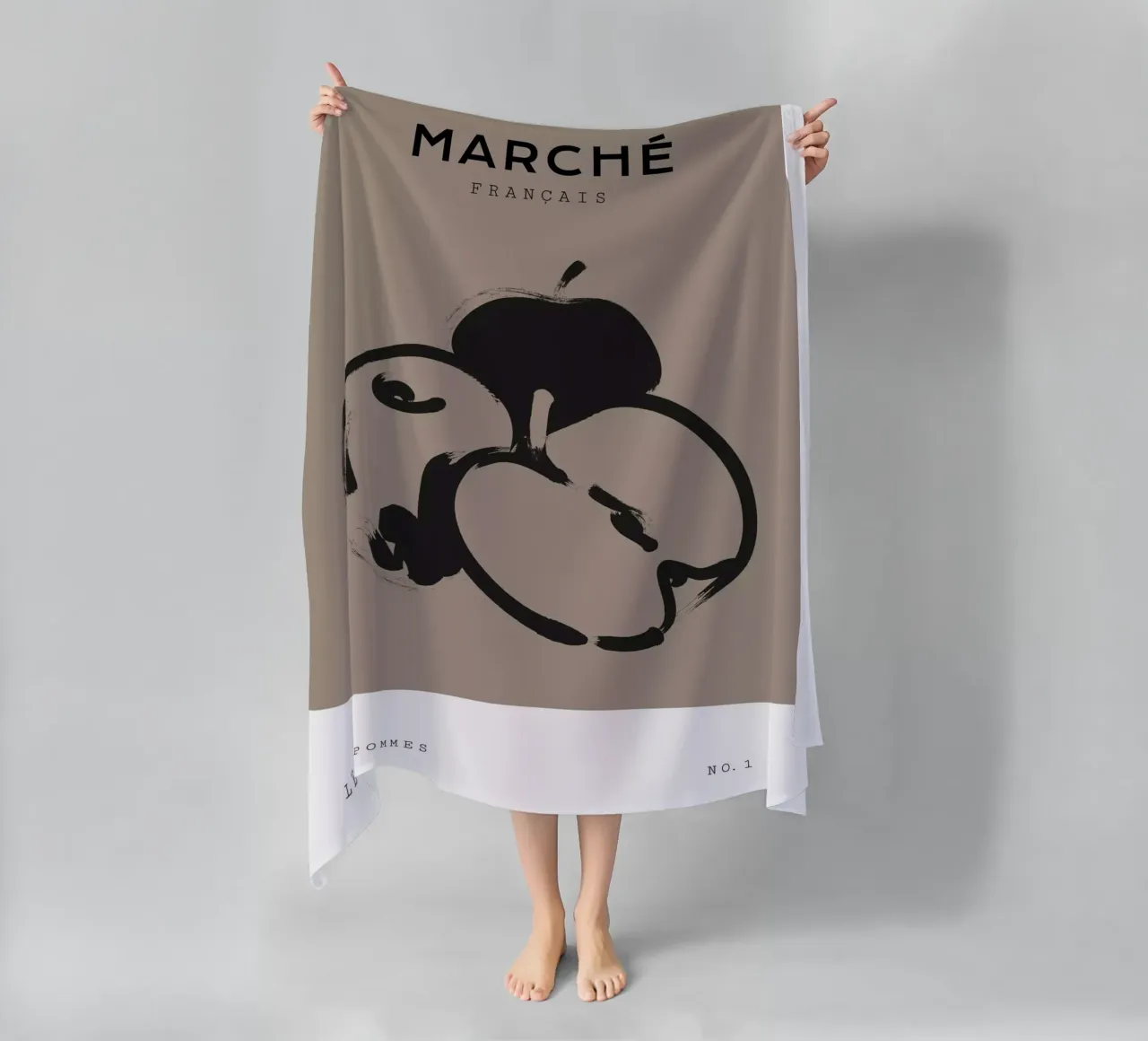 Boho Bohemian 5 Apples telo mare da Boho Print Collection