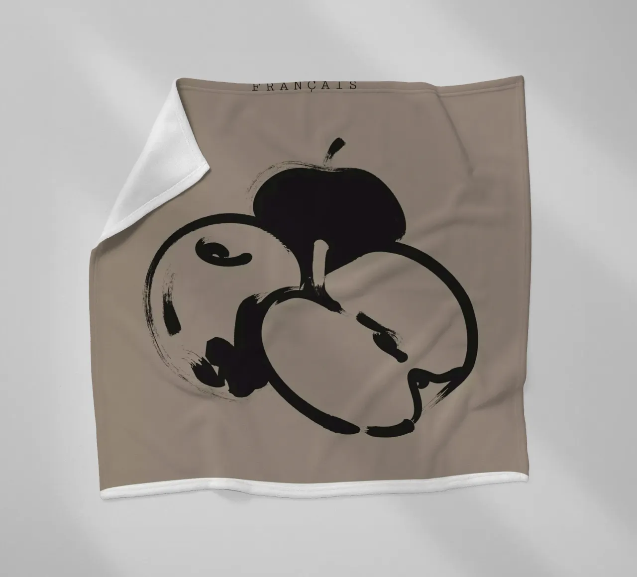 Boho Bohemian 5 Apples coperta in pile da Boho Print Collection