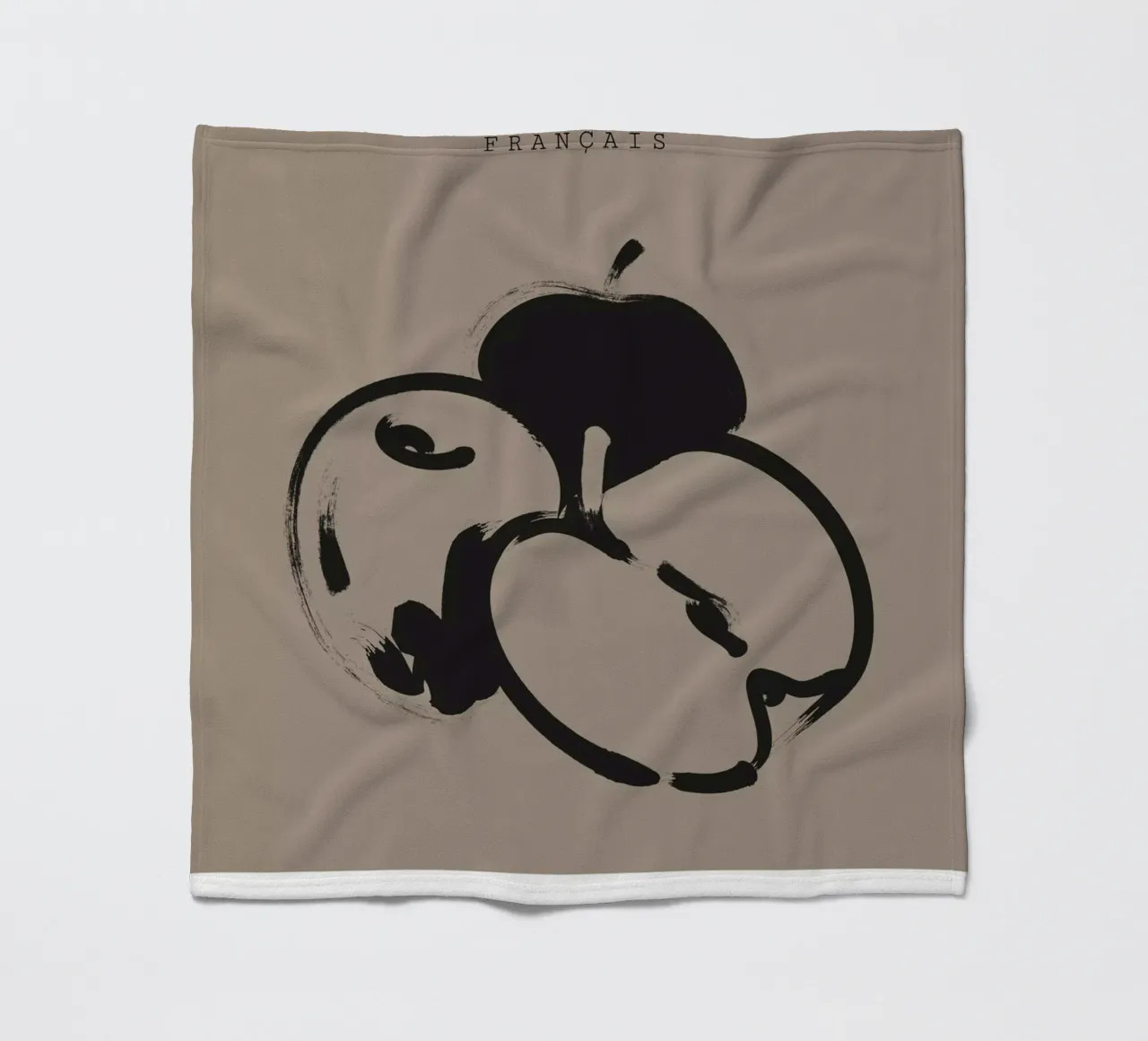 Boho Bohemian 5 Apples coperta in pile da Boho Print Collection