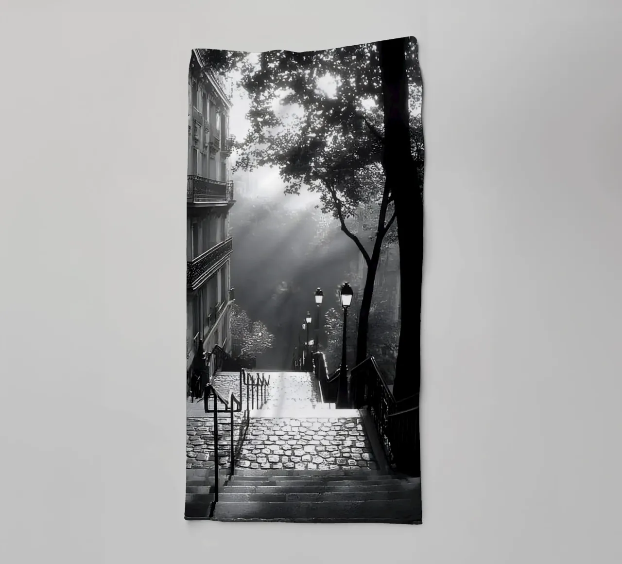 The memory between the steps towel by M-Ulrich-Digital Art