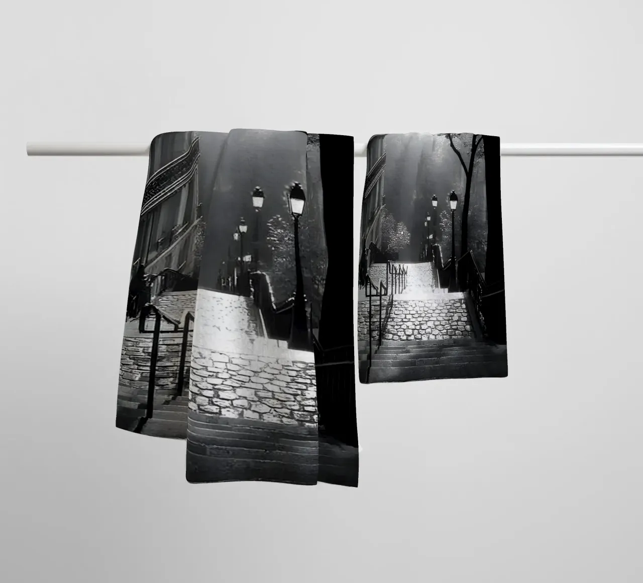 The memory between the steps towel by M-Ulrich-Digital Art
