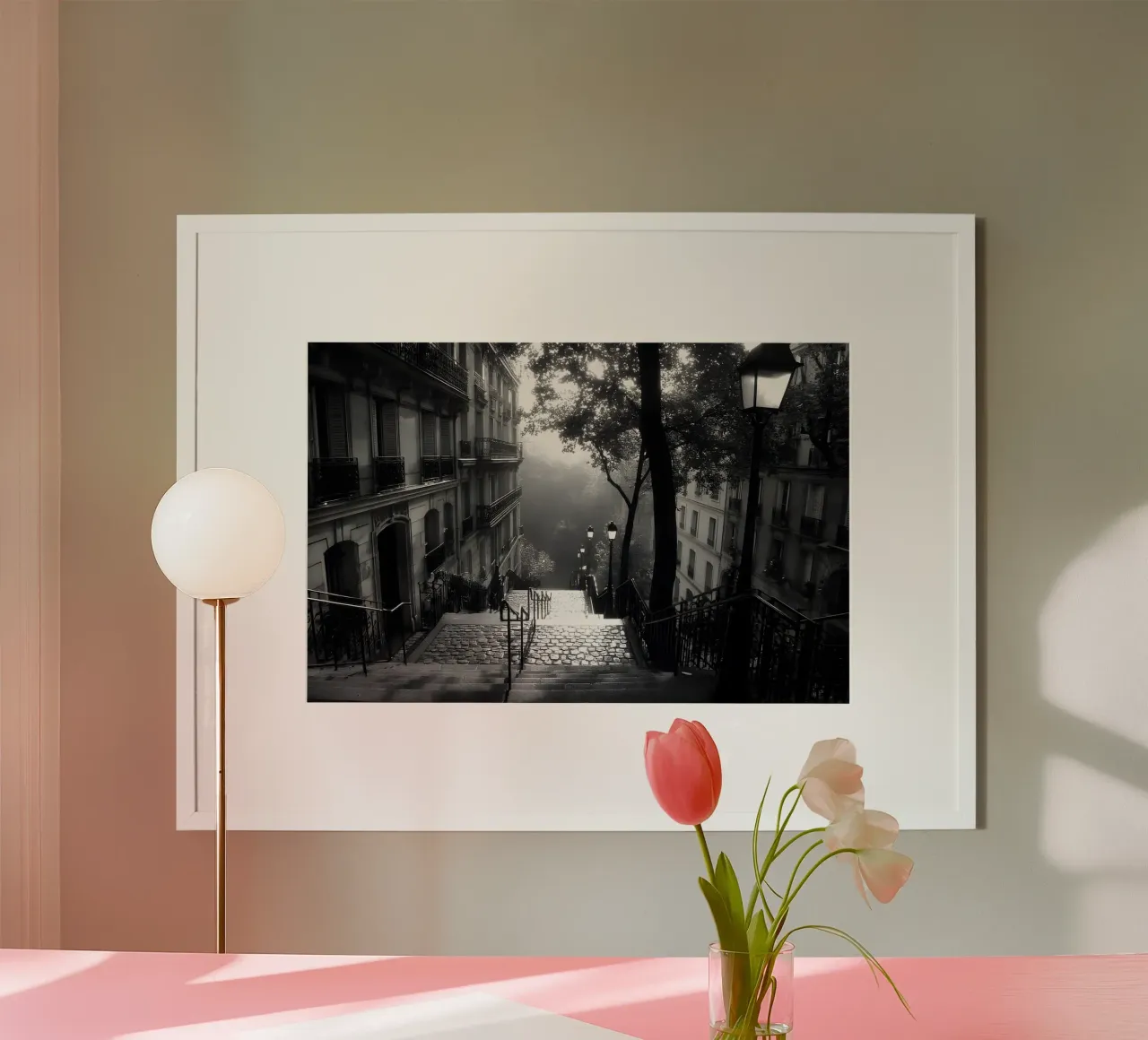 The memory between the steps poster by M-Ulrich-Digital Art