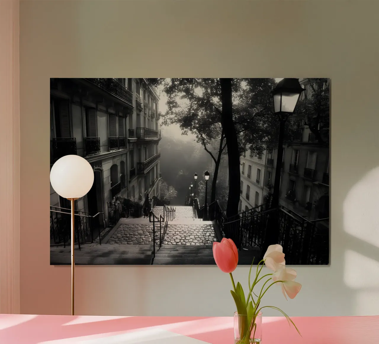 The memory between the steps poster by M-Ulrich-Digital Art