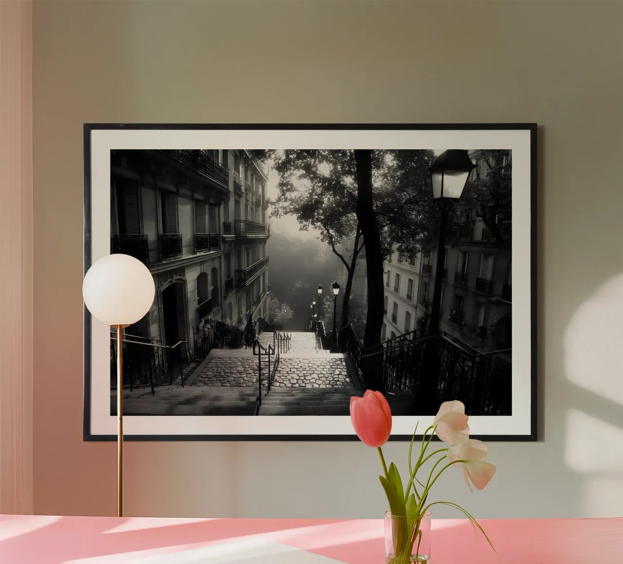 The memory between the steps poster by M-Ulrich-Digital Art