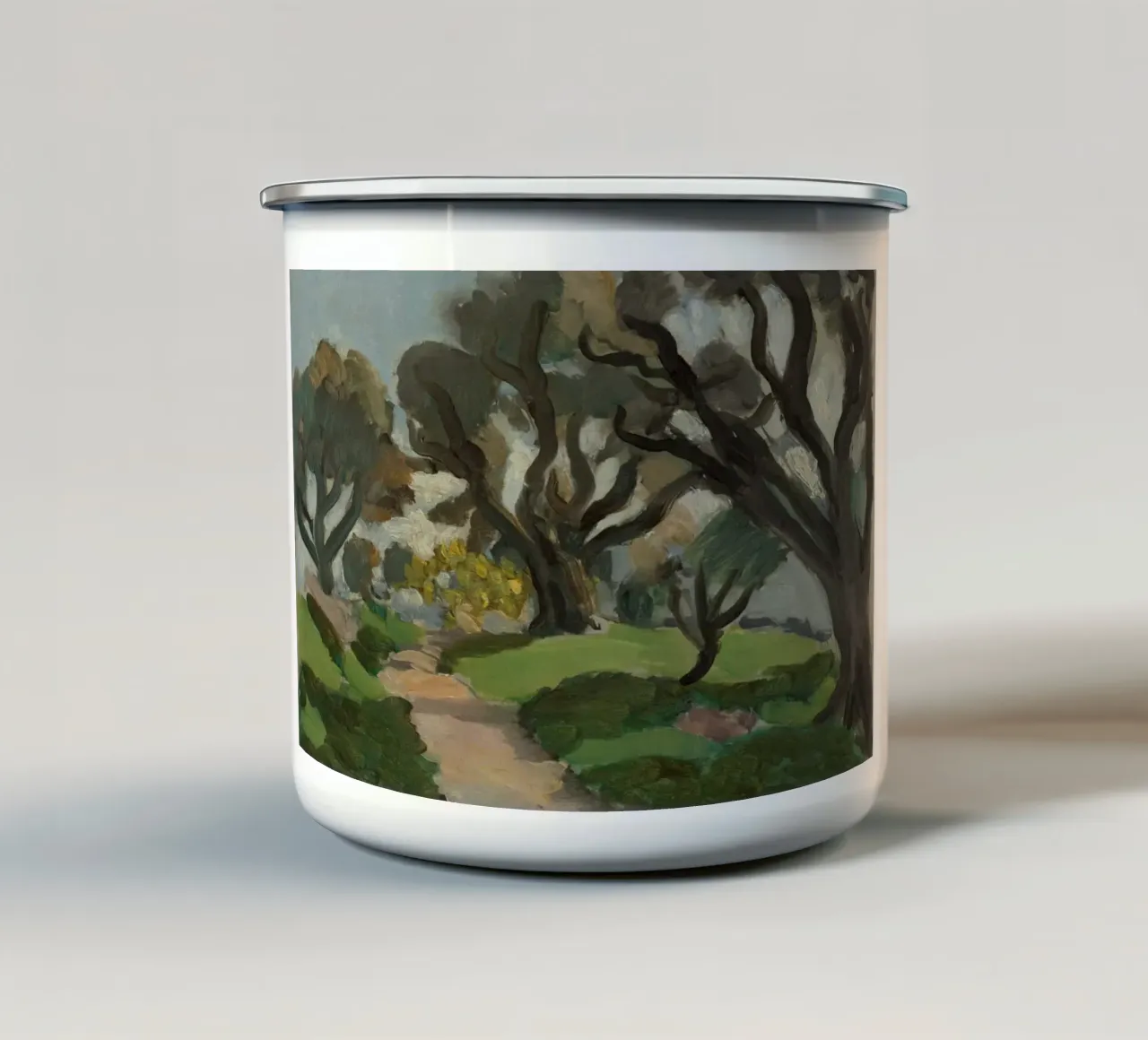 foresta spaventosa tazza in smalto da briyan shop