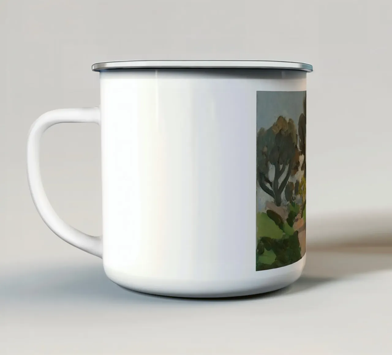 foresta spaventosa tazza in smalto da briyan shop