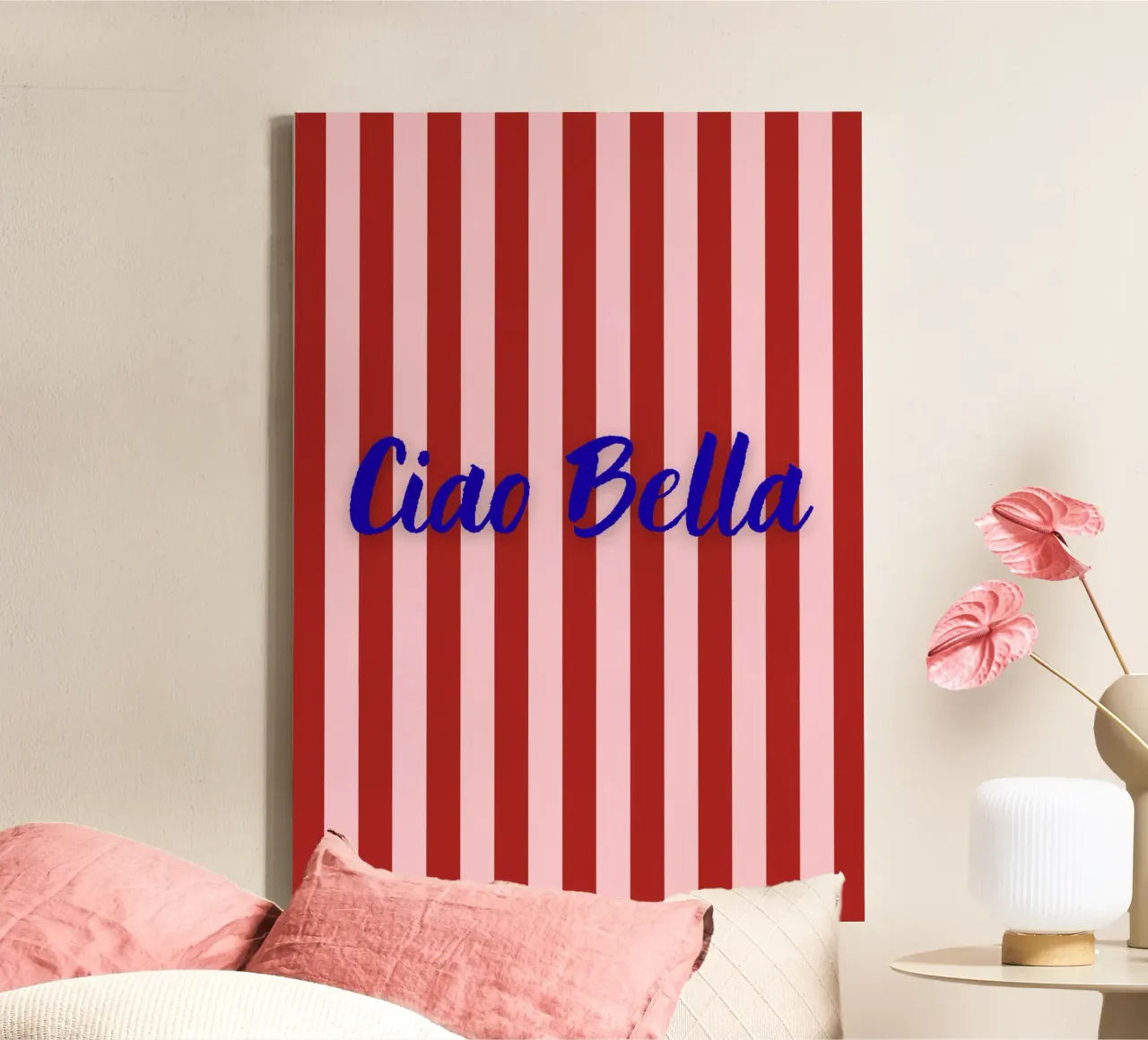 Ciao Bella tela con Cornice a cassetta da https://www.juniqe.com/de/shop/artemis
