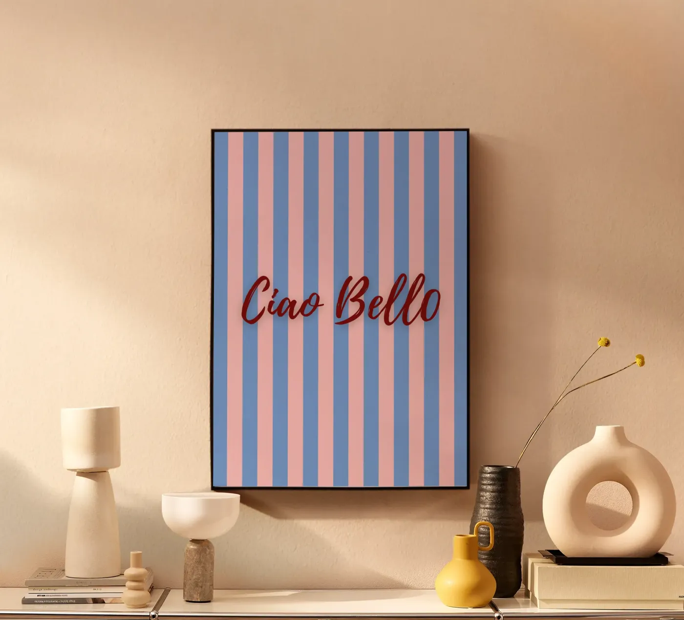 Ciao Bello acrylic glass by artemis