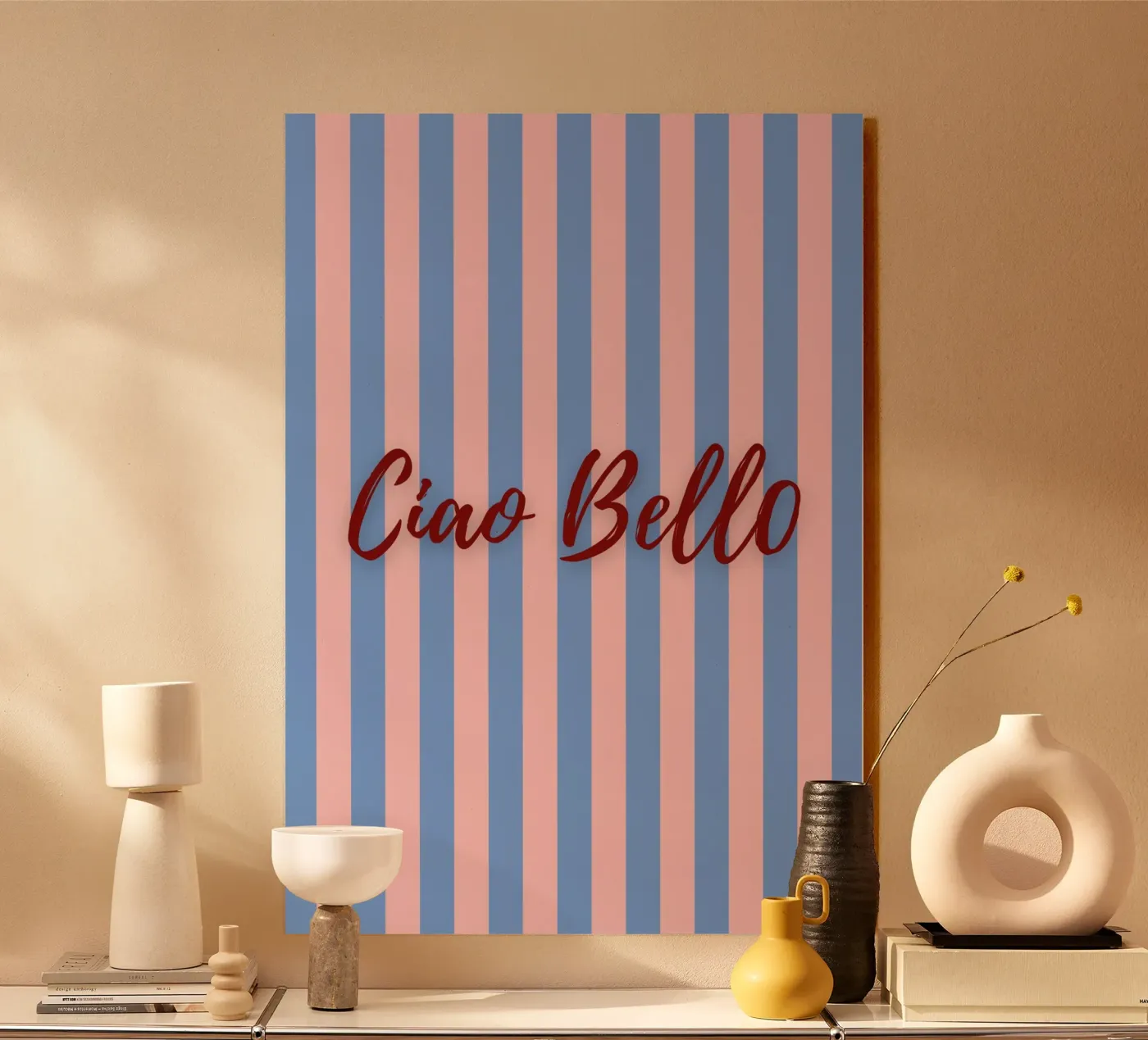 Ciao Bello acrylic glass by artemis