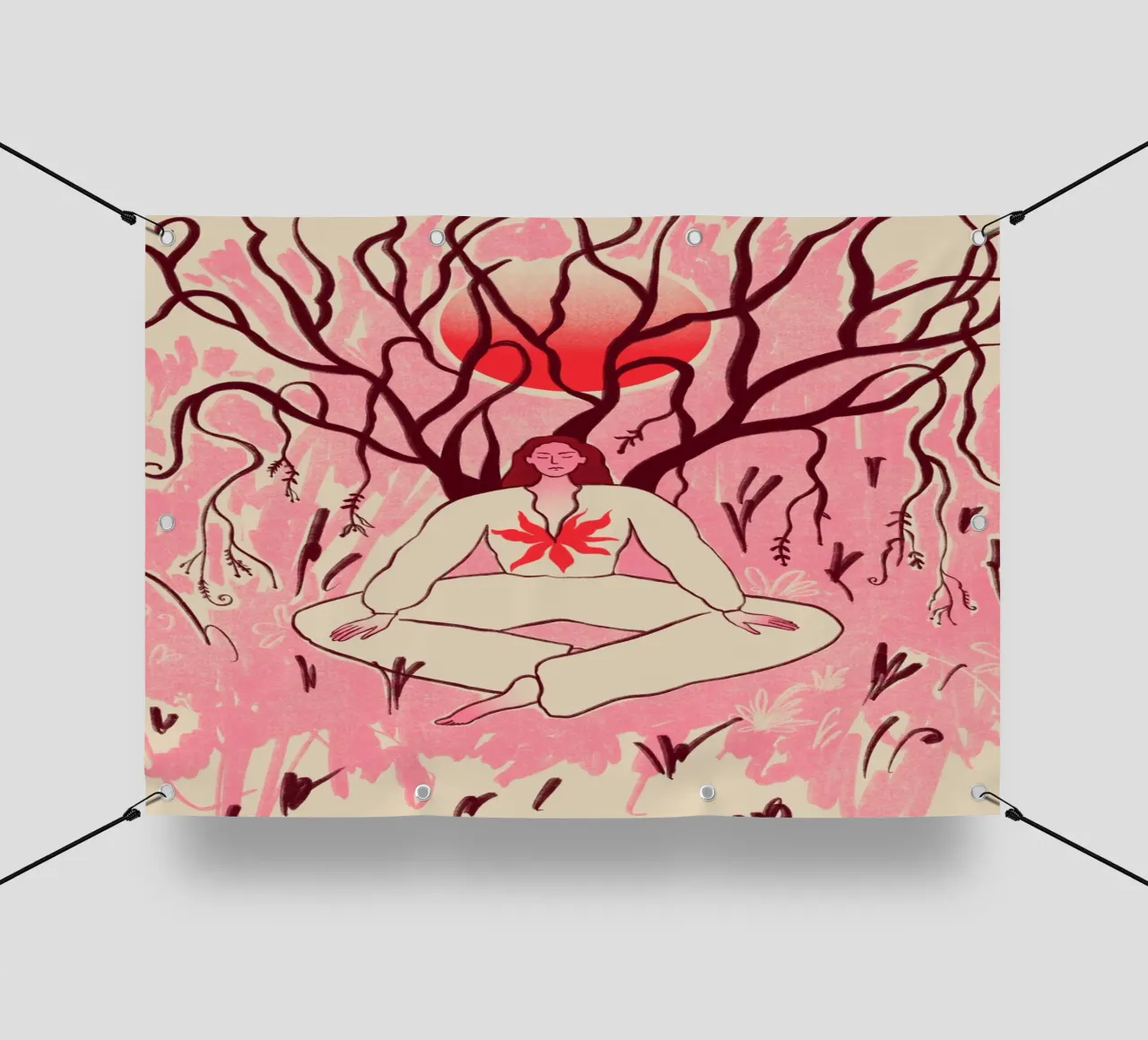LOOKING FOR ROOTS telo in pvc da Sandra Poliakov