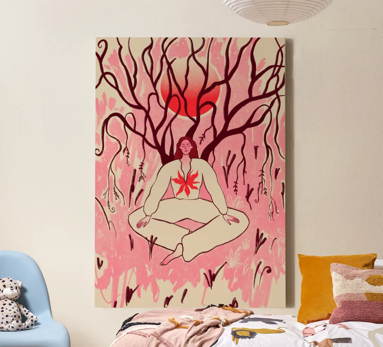 LOOKING FOR ROOTS tela con Cornice a cassetta da Sandra Poliakov