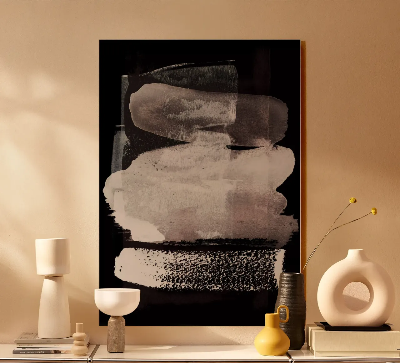 layered brushstrokes plexiglass da IRIS LEHNHARDT FINE ART