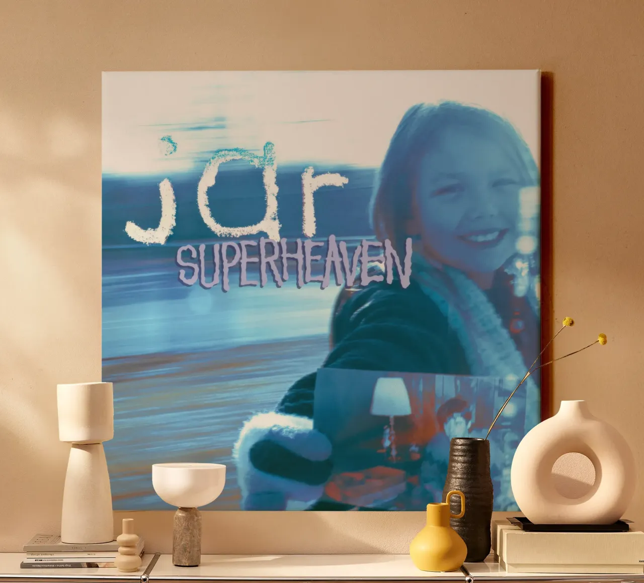 Superheaven Jar tela con Cornice a cassetta da Thomtoms