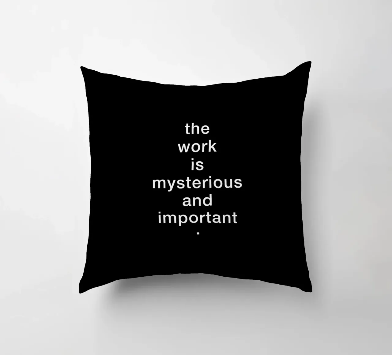 the work is mysterious cuscino da 7115