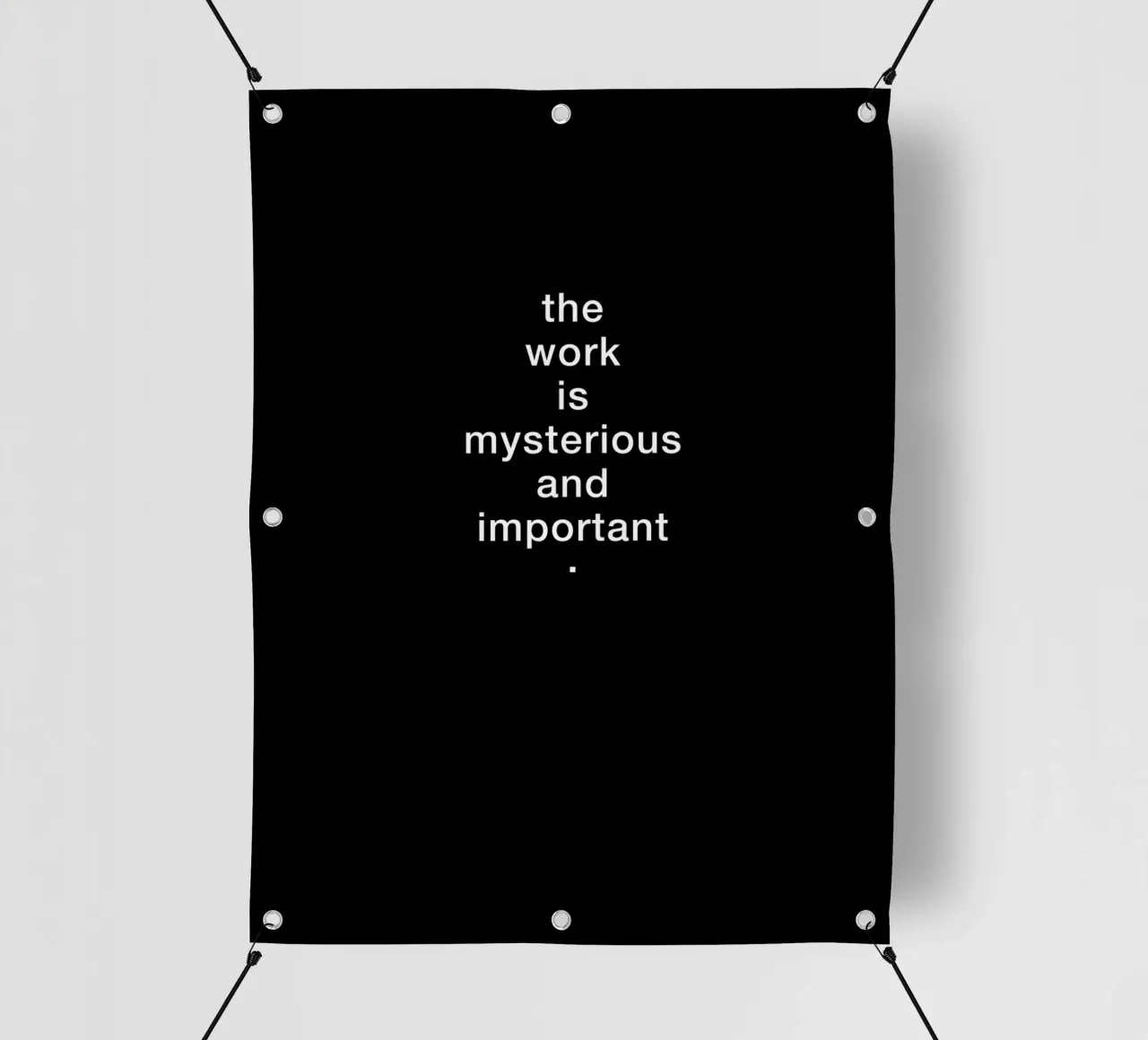 the work is mysterious telo in pvc da 7115