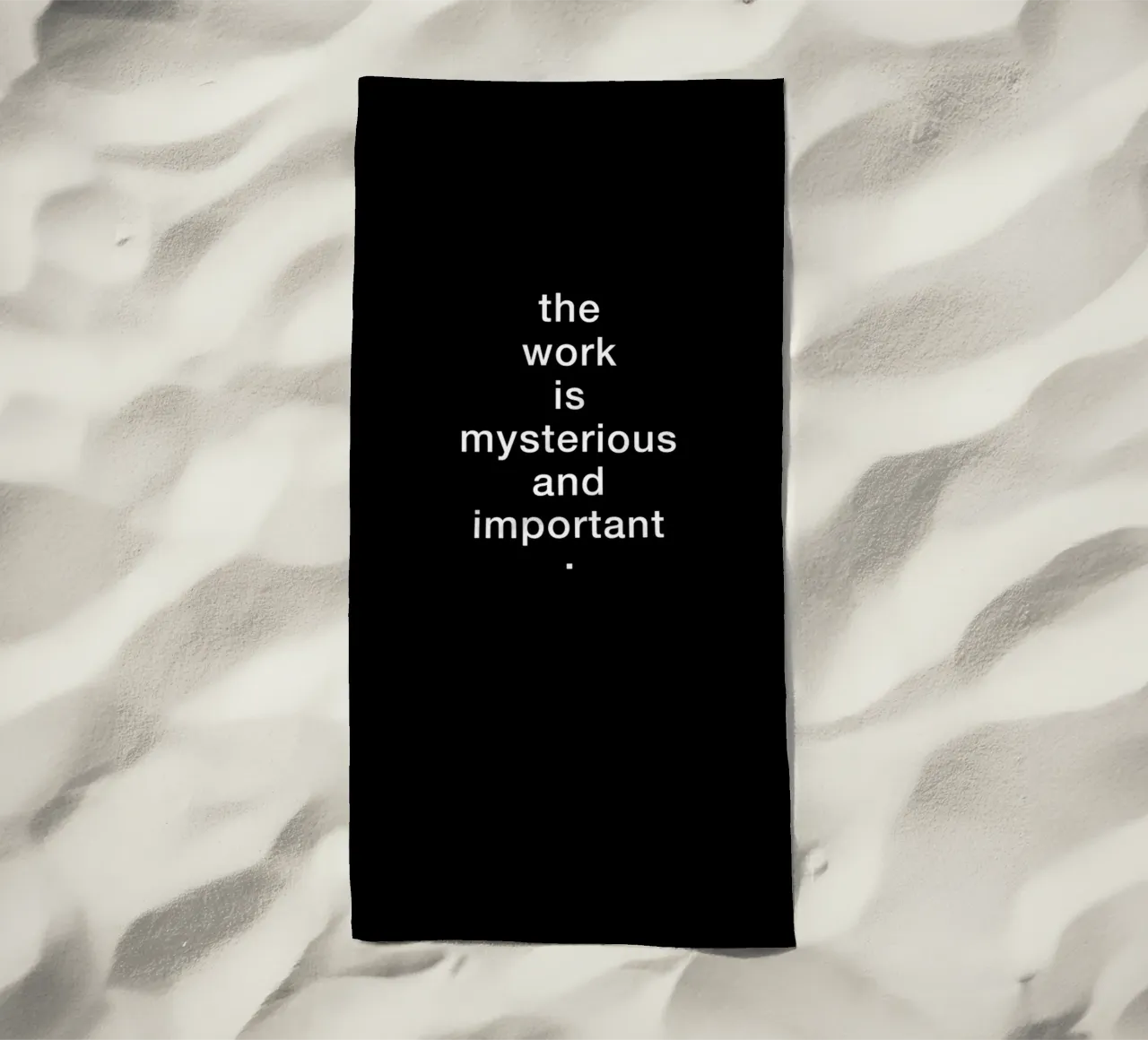 the work is mysterious telo mare da 7115
