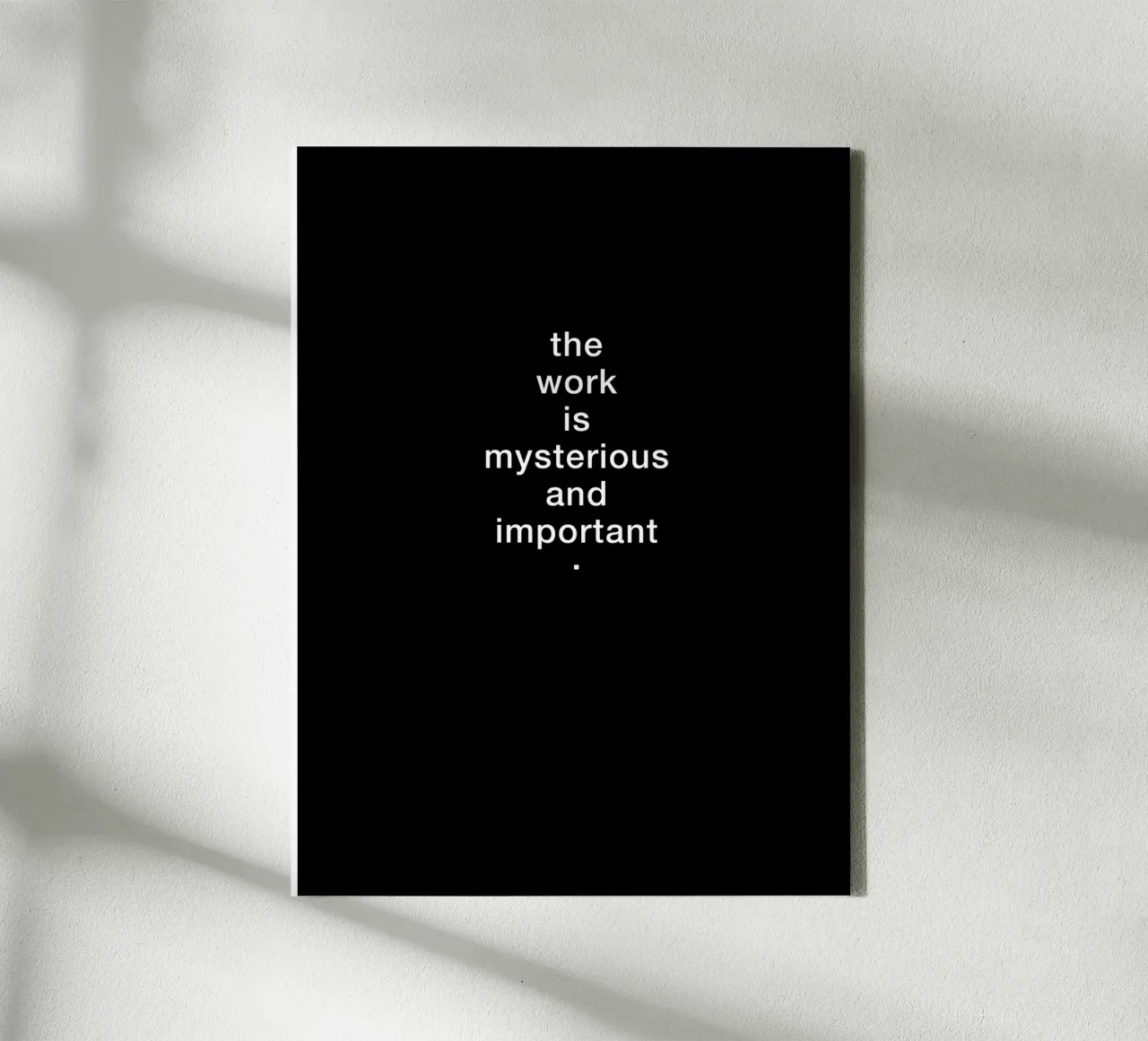 the work is mysterious canvas met Baklijst van 7115
