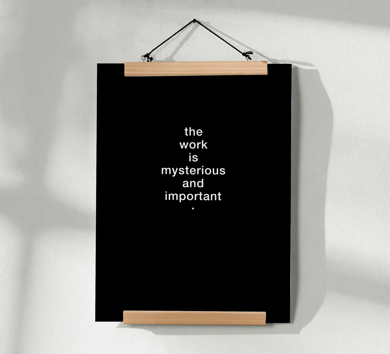 the work is mysterious poster da 7115