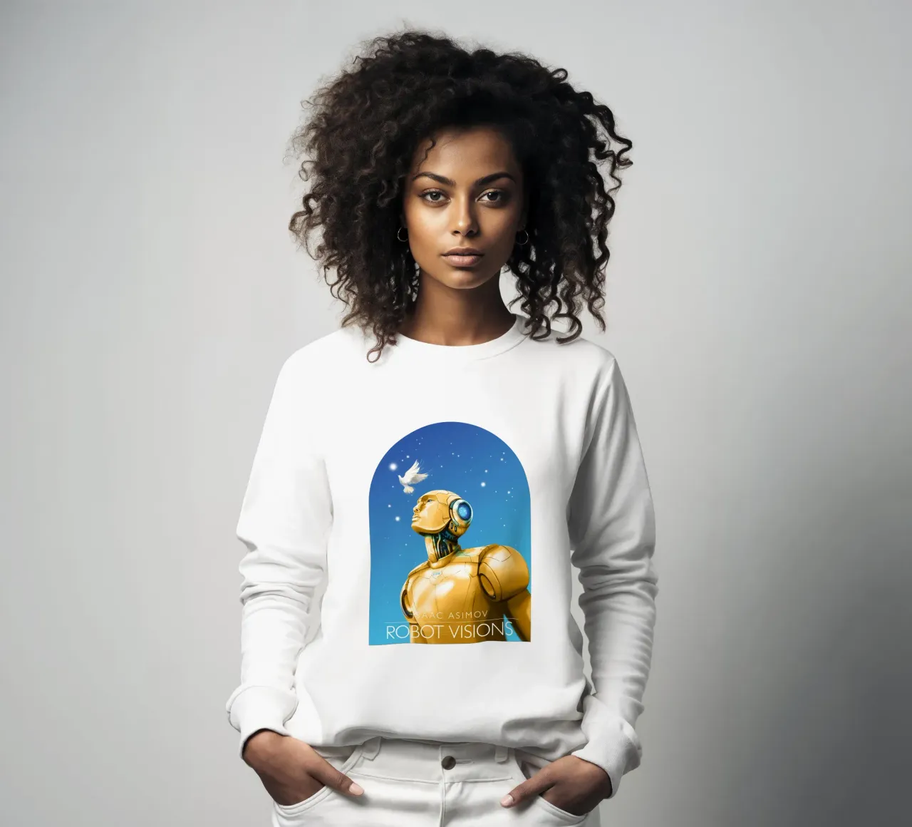 Asimov Robot Vision sweatshirt by 7115