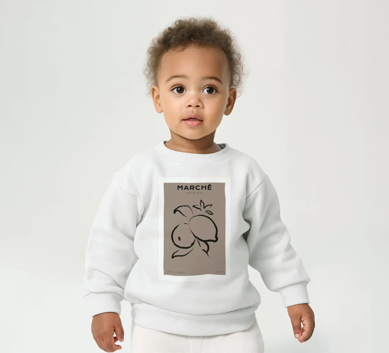 Boho Bohemian 5 Lemons felpa neonato da Boho Print Collection