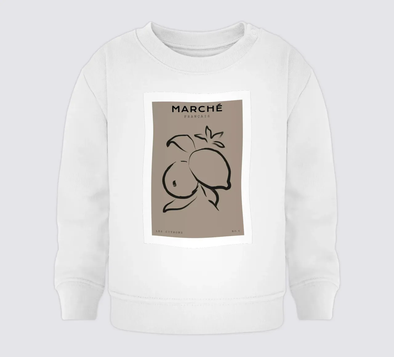 Boho Bohemian 5 Lemons felpa neonato da Boho Print Collection