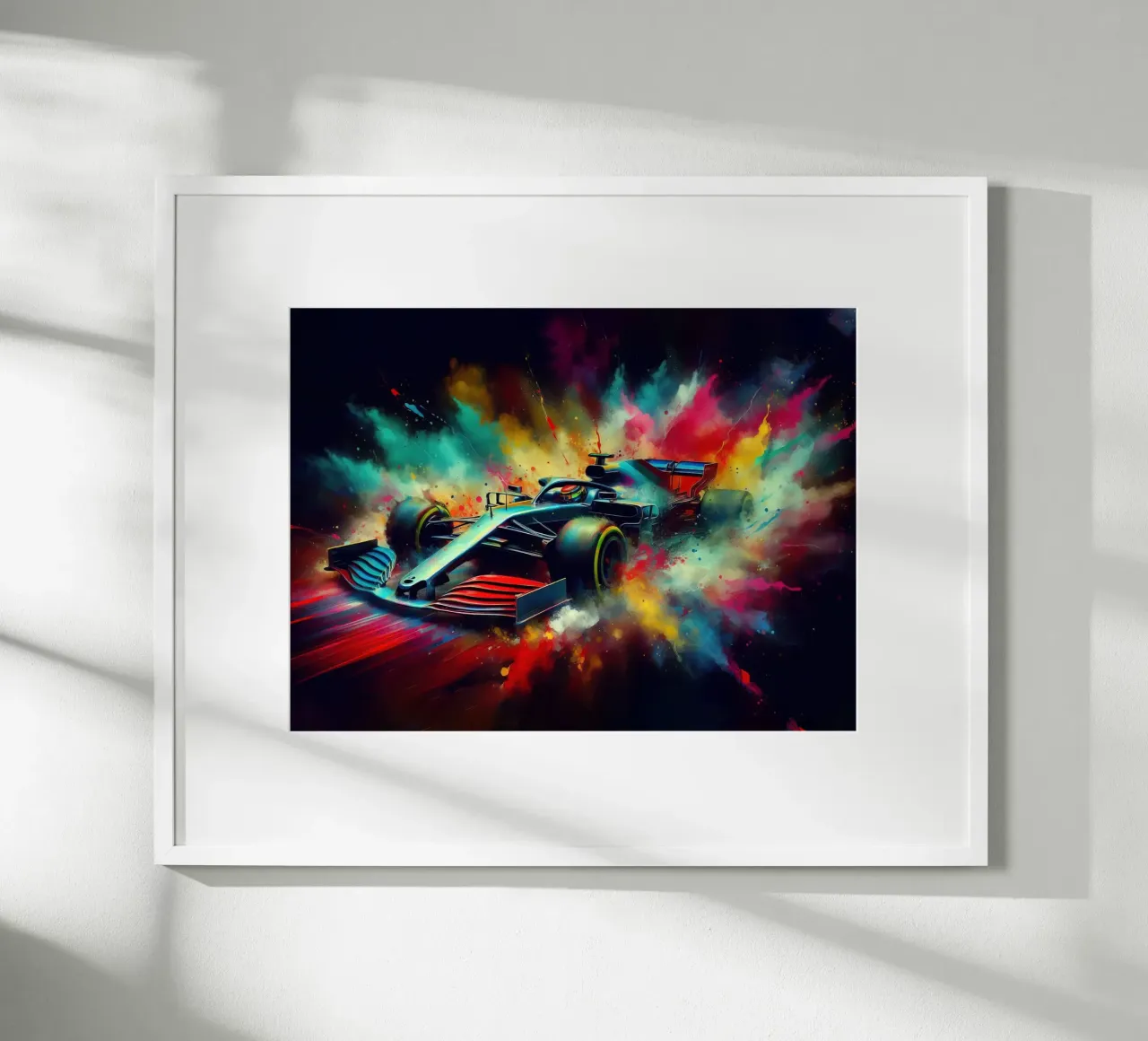 Auto di F1 in acquerello poster da 🥝 KIWI STORE