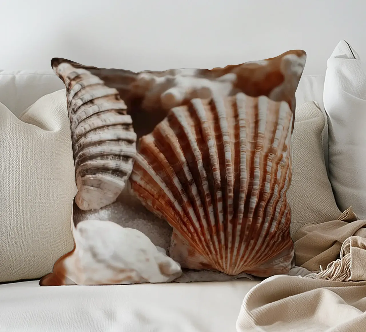Sea Shell Impression No 01 cuscino da treechild