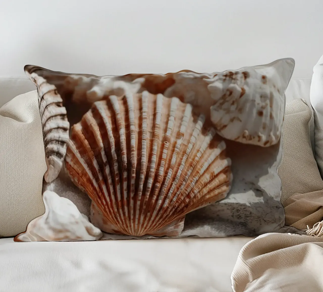 Sea Shell Impression No 01 cuscino da treechild