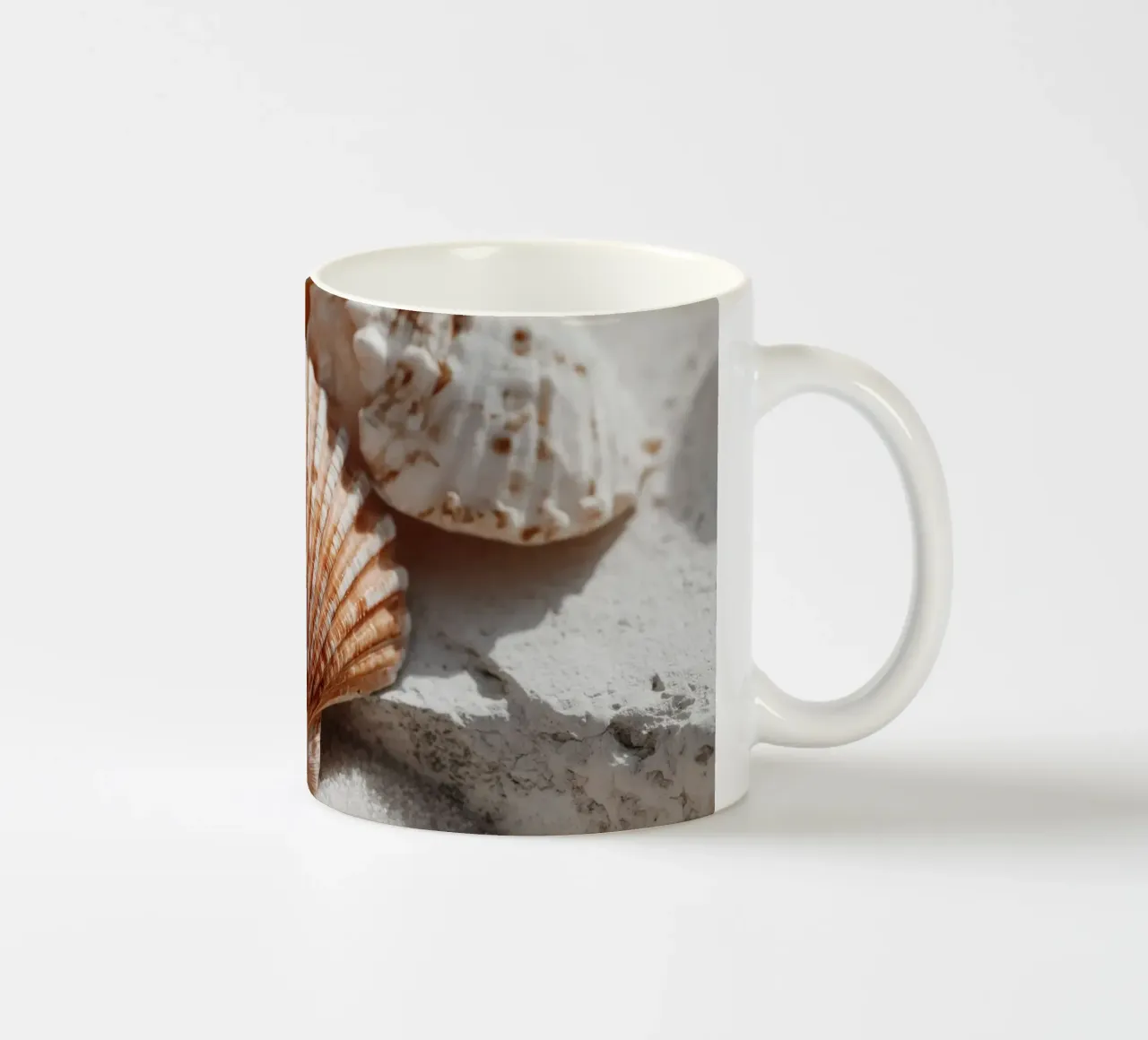 Sea Shell Impression No 01 tazza in ceramica da treechild